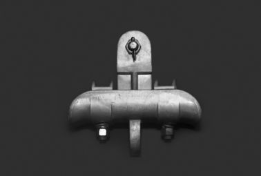 Srebrny biały kabel zawieszenia sprzętu, aluminiowe zaciski kablowe dostosowane zaprojektowane